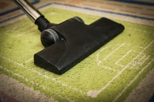 Cleaning a carpet