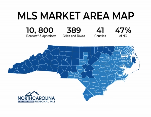 North Carolina Regional MLS expands, now covers almost half of state as Albemarle Area Association of REALTORS® joins